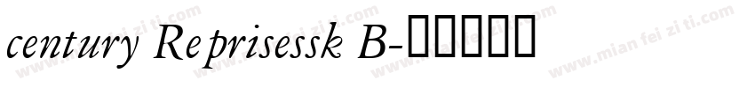 century Reprisessk B字体转换